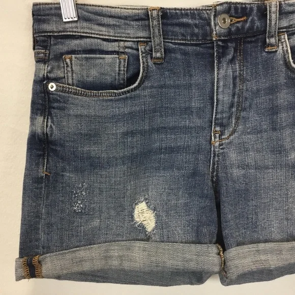 Anthropologie Pilcro and the Letterpress Slim Boyfriend Denim Shorts Size 27 - Picture 6 of 11